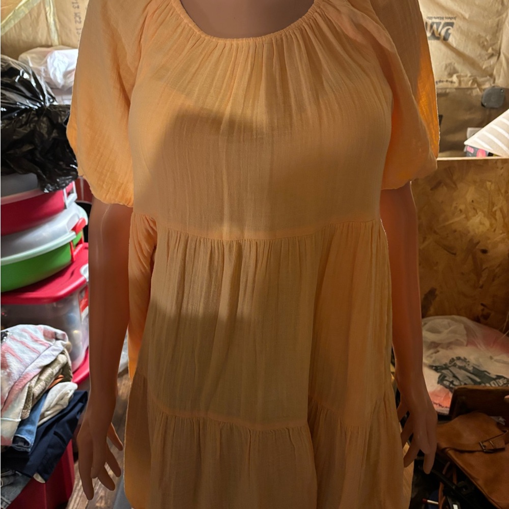 Peach Women's Old Navy Dress Size M